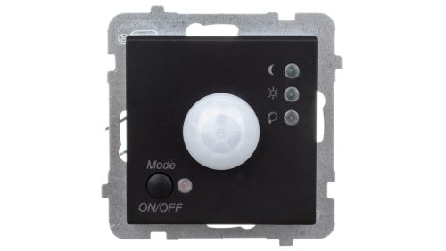 SONATA Elektroniczny czujnik ruchu czarny metalik ŁP-16R/m/33