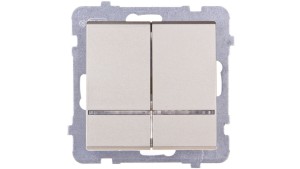 SONATA Łącznik świecznikowy z podświetleniem szampański złoty ŁP-2RS/m/39