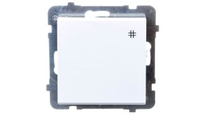 SONATA Łącznik krzyżowy biały ŁP-4R/m/00