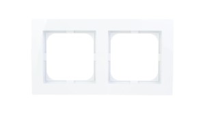 AS Ramka podwójna biała R-2G/00