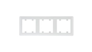 LUMINA2 Ramka potrójna pionowa biała WL5130