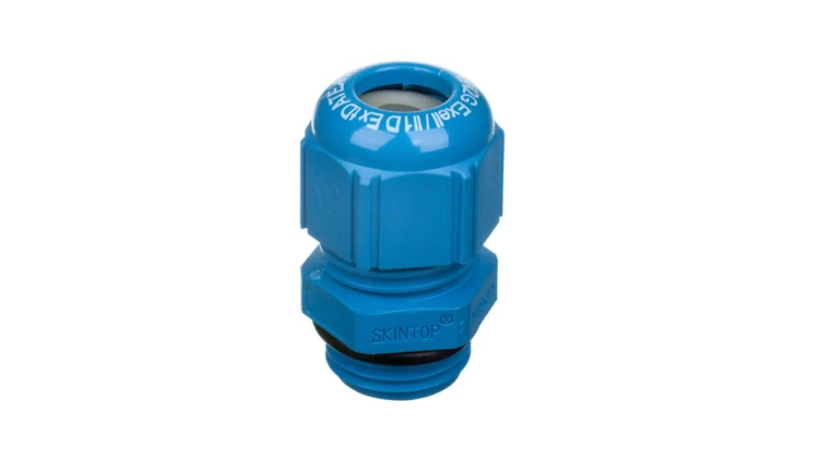 Dławnica kablowa poliamidowa M16 IP68 SKINTOP KR-M 16 ATEX plus niebieska 54115415