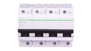 Wyłącznik nadprądowy 4P C 100A 10kA AC C120N A9N18374
