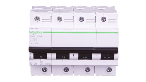 Wyłącznik nadprądowy 4P C 100A 10kA AC C120N A9N18374