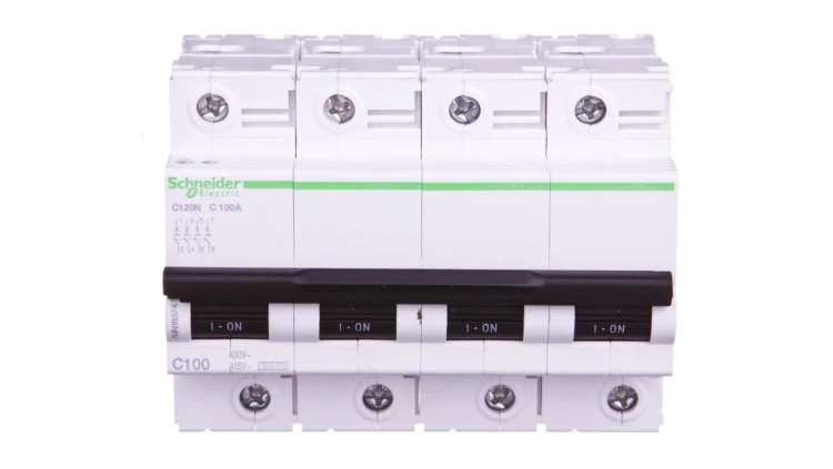 Wyłącznik nadprądowy 4P C 100A 10kA AC C120N A9N18374