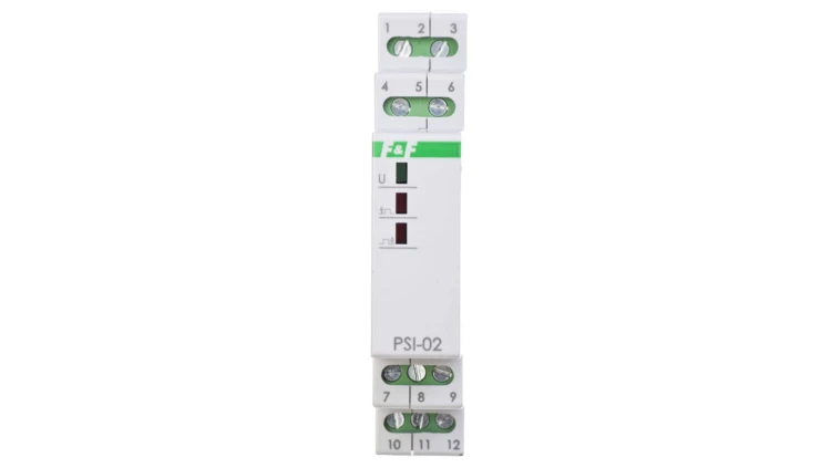 Przetwornik sygnału CIĄGŁY-IMPULS 230V AC 2Z 8A PSI-02-230V