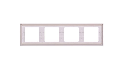 Berker K.1 Ramka poczwórna pozioma śnieżnobiała 13837009