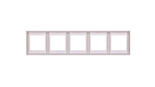 Berker K.1 Ramka pięciokrotna pionowa śnieżnobiała 13537009