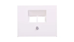 K.1 Element centralny do gniazda UAE RJ11 RJ12 RJ45 kat.3, 5e, 6 45st śnieżnobiały 14097009