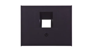 K.1 Element centralny do gniazda UAE RJ11 RJ12 RJ45 kat.3, 5e, 6 45st antracyt mat lakierowany 14077006