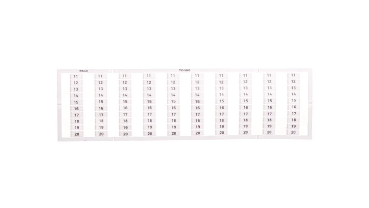 Oznaczniki WMB 10x 11-20 793-5603 /5szt./