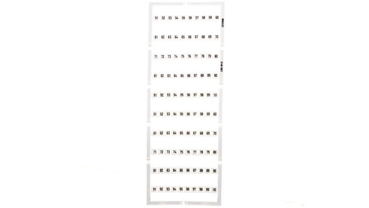 Oznaczniki Mini-WSB 2x 51-100 biały 248-507 /5szt./