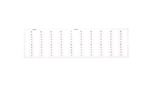 Oznaczniki WMB 10x L1 L2 L3 N PE 793-472 /5szt./