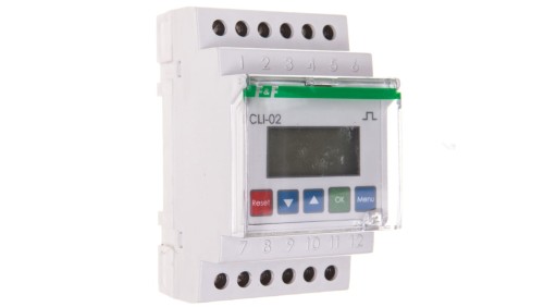 Licznik impulsów 24-264V AC/DC 1P 8A 8 cyfr modułowy CLI-02