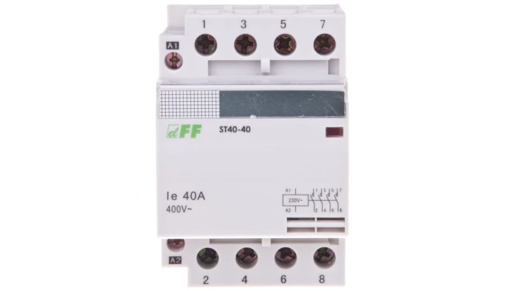 Stycznik modułowy 40A 4Z 0R 230V AC ST40-40