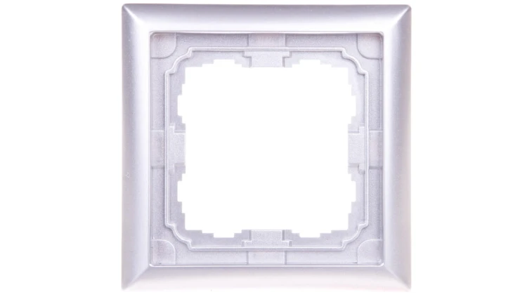 KOS66 Ramka pojedyncza aluminium 664081