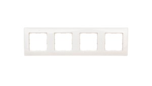 VENA Ramka poczwórna biała 510484