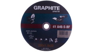 Tarcza tnąca do metalu 230 x 1.9 x 22.2 mm 41 A46-S-BF 57H719