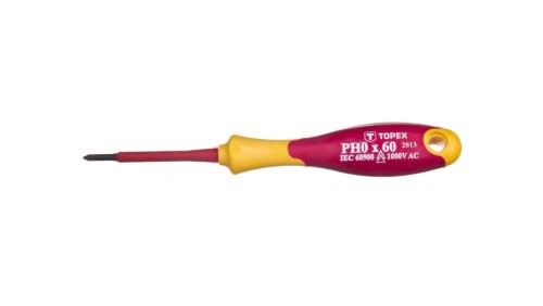 Wkrętak krzyżowy 1000V, PH0 x 60 mm