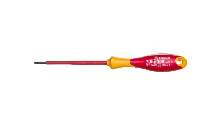 Wkrętak płaski 1000V, 3.0 x 100 mm, CrMo