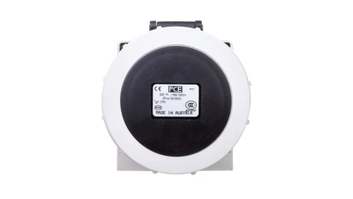 Gniazdo stałe 32A 4P 500V czarne IP67 /bez dławnicy/ 1242-7