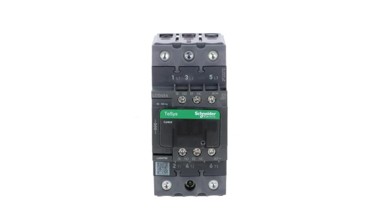 TeSys Deca Stycznik mocy 65A 3P 48V DC 1Z 1R LC1D65AED