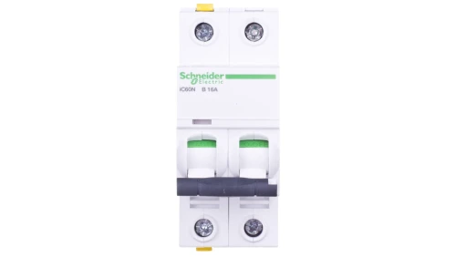 Wyłącznik nadprądowy 2P B 16A 6kA AC iC60N-B16-2 A9F03216