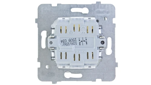 KARO Łącznik schodowy podwójny srebrny perłowy ŁP-10S/m/43