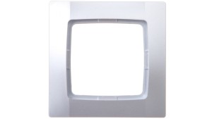 KARO Ramka pojedyncza srebrny perłowy R-1S/43