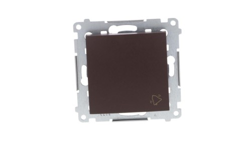 Simon 54 Przycisk /dzwonek/, szybkozłącza, brąz mat DD1.01/46