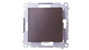 Simon 54 Łącznik pojedynczy moduł 16AX 250V zaciski śrubowe brąz mat DW1A.01/46