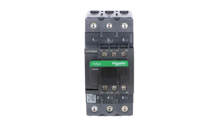 TeSys Deca Stycznik mocy 40A 3P 48V AC 1Z 1R (EVK) LC1D40AE7