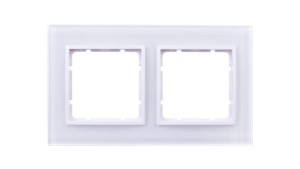 Berker.B.7 GLAS Ramka 2- krotna szklana śnieżnobiała 10126909