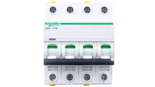 Wyłącznik nadprądowy 4P C 16A 6kA AC iC60N-C16-4 A9F04416