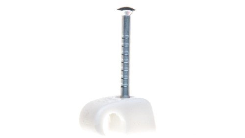 Uchwyt do kabli /4-7mm/ z gwoździem 2x25mm 2025 25 LGR 2228629 /100szt./