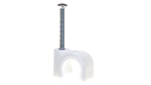 Uchwyt do kabli ISO 7mm z gwoździem 2x25mm 2007 25 RW 2225514 /100szt./