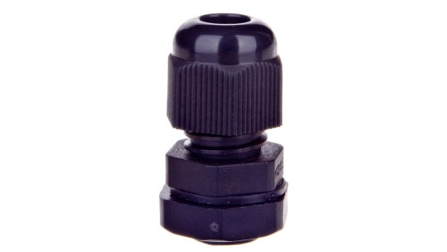 Dławnica kablowa poliamidowa M12 IP68 DP-EN 12 HM BK czarna E03DK-01040120101 /100szt./