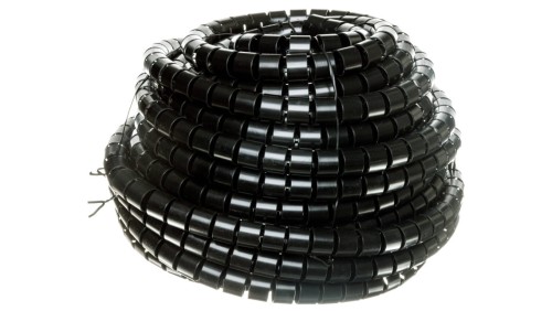 Wężyk ochronny elastyczny WE-25 czarny E01WS-01030100401 /20m/