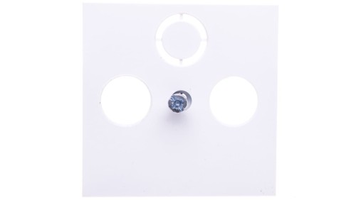 Lumina Płytka czołowa do gniazd RTV-SAT biała WL6310