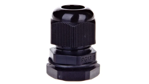 Dławnica kablowa poliamidowa PG13,5 IP68 DP 13/H BK czarna E03DK-01030300301 /100szt./