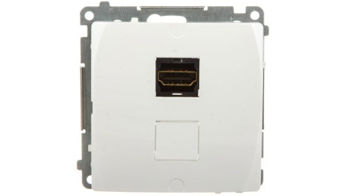 Simon Basic Gniazdo HDMI białe BMGHDMI.01/11