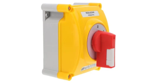 Łącznik krzywkowy 0-1 4P 32A w obudowie ŁK32R-2.8210OB2ZC