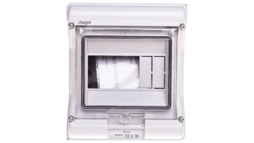 Rozdzielnica modułowa 1x6 natynkowa IP65 Vector II VE106L