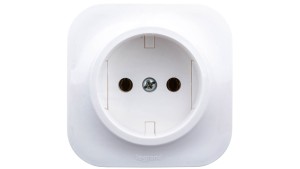 FORIX Gniazdo pojedyncze b/u 16A IP20 białe 782410