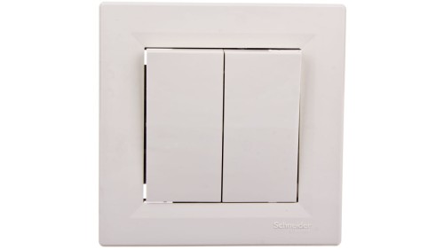 Łącznik Asfora podwójny schodowy kremowy z ramką EPH0600123