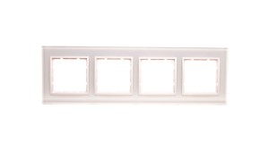 Berker B.7 Glas Ramka szklana poczwórna śnieżnobiała 10146909