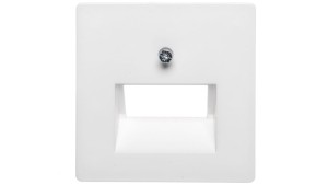 Berker Q.1 Element centralny do gniazda przyłączeniowego UAE podwójnego śnieżnobiały aksamit 14096089