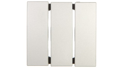 Berker B.7 Glas Klawisz potrójny do łącznika aluminium 16651404