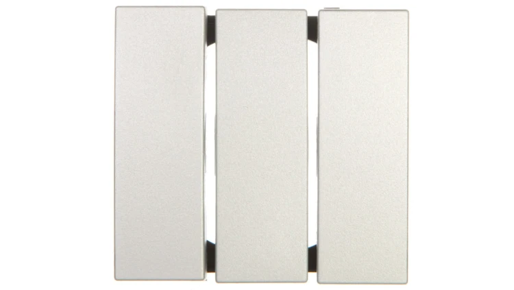 Berker B.7 Glas Klawisz potrójny do łącznika aluminium 16651404