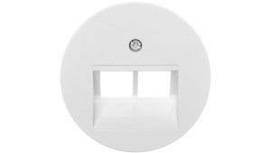 Berker R.1/R.3 Element centralny do gniazda przyłączeniowego UAE biały 14092089